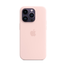 Originální kryt pro Apple iPhone 14 Pro - MagSafe - silikonový - křídově růžový