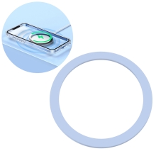 Kroužek / NILLKIN pro Apple iPhone - pro podporu MagSafe - silikonový - modrý