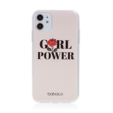 Kryt BABACO pro Apple iPhone 11 - gumový - GIRL POWER