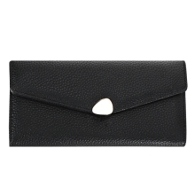 Puzdro / peňaženka pre Apple iPhone - umelá koža - čierna