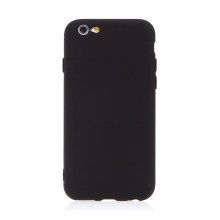 Kryt pro Apple iPhone 6 / 6S - příjemný na dotek - silikonový - černý