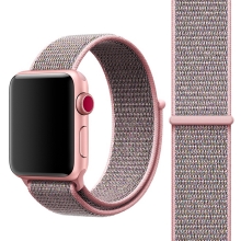 Remienok pre Apple Watch 41 mm / 40 mm / 38 mm - nylonový - ružový