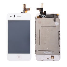 LCD panel + dotykové sklo (touch screen digitizér) pro Apple iPhone 3GS - osazený bílý - kvalita A