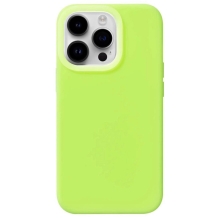Kryt pro Apple iPhone 15 Pro Max - plastový / siikonový - svítivě zelený