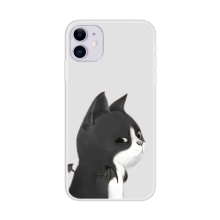 Kryt pre Apple iPhone 12 / 12 Pro - gumový - dračia mačka