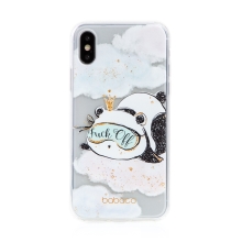 Kryt BABACO pro Apple iPhone X / Xs - spokojená panda - gumový