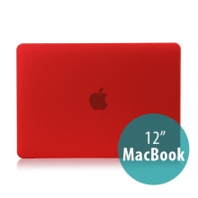 Tenký plastový obal / kryt pro Apple MacBook 12 Retina (rok 2015) - matný - červený