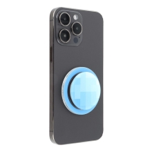 Držák / pop socket pro Apple iPhone - podpora MagSafe - plastový / silikonový - modrý