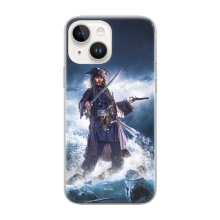 Kryt DISNEY pro Apple iPhone 14 - Piráti z Karibiku - Jack Sparrow - gumový