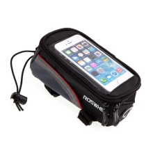 Športové puzdro ROSWHEEL na bicykel pre Apple iPhone 4 / 4S 5 / 5C / 5S / SE - čierne / červené