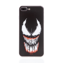 Kryt MARVEL pre Apple iPhone 7 Plus / 8 Plus - Venom - gumový - čierny