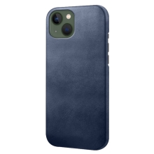 Kryt pre Apple iPhone 15 - plast / umelá koža - modrý
