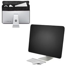 Obal na Apple iMac 21,5" - proti prachu - boční kapsa - látkový - černý / červené švy