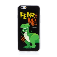 Kryt DISNEY pro Apple iPhone 6 / 6S - Toy Story - Dinosaurus Rex - gumový - černý