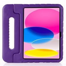 Pouzdro pro děti pro Apple iPad 10 (10,9") - rukojeť / stojánek - pěnové - fialové