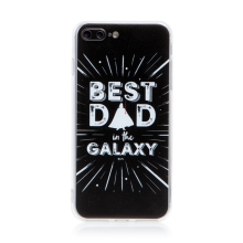 Kryt STAR WARS pro Apple iPhone 7 Plus / 8 Plus - Best Dad In The Galaxy - gumový