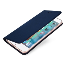 Pouzdro DUX DUCIS pro Apple iPhone 6 / 6S - stojánek + prostor pro platební kartu - tmavě modré