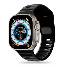 Remienok TECH PROTECT pre Apple Watch Ultra 49 mm / 45 mm / 44 mm / 42 mm - silikónový - čierny