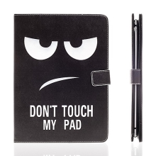 Pouzdro pro Apple iPad Air 2 - stojánek a prostor na doklady - DON'T TOUCH MY PAD