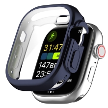 Kryt pro Apple Watch Ultra / Ultra 2 49mm - gumový - průhledný / modrý