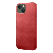 Kryt pro Apple iPhone 15 Plus - plastový / umělá kůže - červený