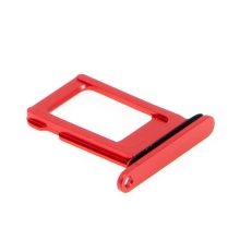 Rámeček / šuplík na Nano SIM pro Apple iPhone 14 / 14 Plus - červený - kvalita A+