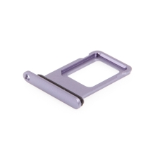 Nano SIM puzdro / šuplík pre Apple iPhone 11 - fialové - A+ kvalita