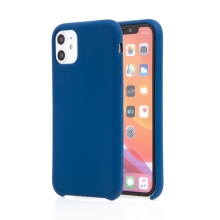 Kryt pro Apple iPhone 11 - příjemný na dotek - silikonový - tmavě modrý