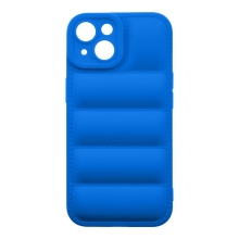Kryt OBAL:ME Puffy pre Apple iPhone 15 - gumový - modrý
