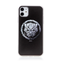 Kryt MARVEL pro Apple iPhone 12 mini - Black Panther - gumový - černý