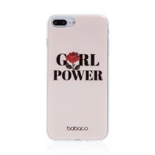 Kryt BABACO pro Apple iPhone 6 Plus / 6S Plus - gumový - GIRL POWER