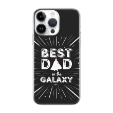 Kryt STAR WARS pro Apple iPhone 13 Pro - Best Dad In The Galaxy - gumový