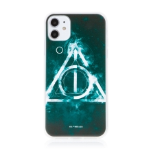 Kryt Harry Potter pre Apple iPhone 11 - gumový - Relikvia smrti - čierny