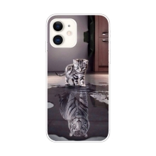 Kryt pro Apple iPhone 11 - gumový - odraz tygra