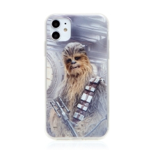 Kryt STAR WARS pre Apple iPhone 11 - Chewbacca - Chewbacca - gumový - sivý