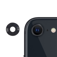 Tvrzené sklo (Tempered Glass) pro Apple iPhone 7 / 8 / SE (2020) / SE (2022) - na čočku - černý kroužek