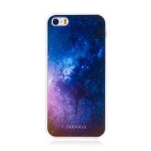 Kryt BABACO pro Apple iPhone 5 / 5S / SE - gumový - galaxie