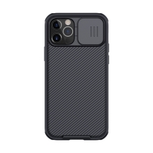 Kryt NILLKIN CamShield pro Apple iPhone 12 Pro Max - MagSafe magnety + krytka kamery - černý