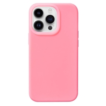 Kryt pro Apple iPhone 15 Pro Max - plastový / siikonový - svítivě růžový