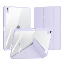 Pouzdro DUX DUCIS Magi pro Apple iPad 10 (10,9") - stojánek + odnímatelný Smart cover - umělá kůže - fialové