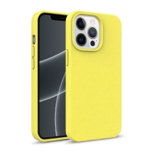 Kryt pro Apple iPhone 13 Pro Max - slaměné kousky - gumový - žlutý