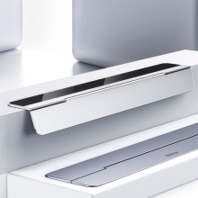 Stojánek / podložka BASEUS pro Apple MacBook (velikosti 11" - 16") - kovový - stříbrný