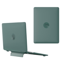 Obal / kryt pro Apple MacBook Air 13,6" M2 (A2681) - stojánek - plastový - tmavě zelený