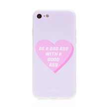 Kryt BABACO pro Apple iPhone 7 / 8 / SE (2020) / SE (2022) - gumový - srdce " zlobivá holka"