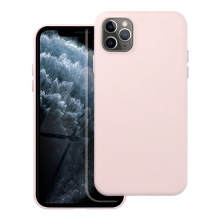 Kryt pro Apple iPhone 11 Pro Max - podpora MagSafe - umělá kůže - pískově růžový