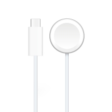 Magnetický nabíjecí kabel RHINOTECH - USB-C pro Apple Watch - 1m - bílý