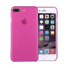 Kryt / obal pro Apple iPhone 7 Plus / 8 Plus ochrana čočky - plastový / tenký - růžový
