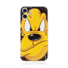 Kryt DISNEY pro Apple iPhone 12 mini - pes Pluto - gumový - černý
