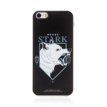 Kryt Game of Thrones pre Apple iPhone 5 / 5S / SE - Stark Crest - Evil - gumový