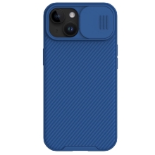 Kryt NILLKIN CamShield pro Apple iPhone 15 - krytka fotoaparátu - gumový - tmavě modrý